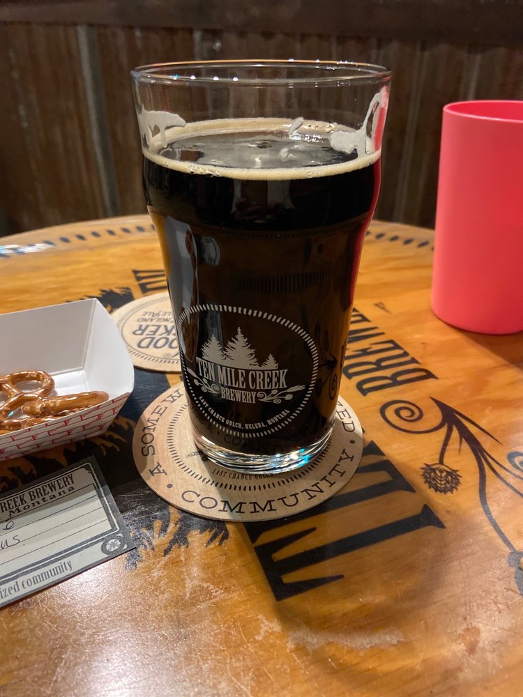 Food from Ten Mile Creek Brewery