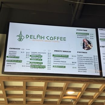 Delah Coffee  - Menu - Coffee & Tea Near Me - San Diego, California