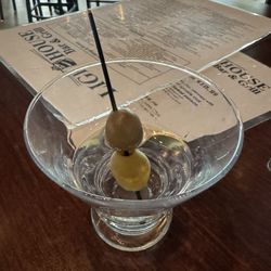 Lighthouse Bar & Grill - This is a martini, no sips yet.