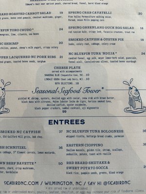 Menu photo 8 Seabird Wilmington, NC Menu photo 8 Seabird Wilmington, NC