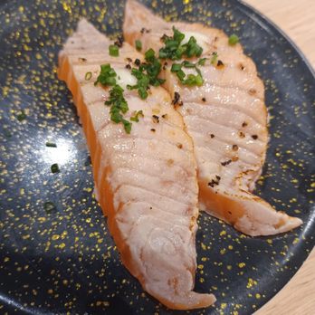 Sushi REV - Seared salmon nigiri - Sushi Bars Near Me - Irvine, California Sushi REV - Seared salmon nigiri - Sushi Bars Near Me - Irvine, California