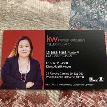 Diana Hua - Keller Williams - Real Estate Agents Near Me - Phillips Ranch, California Diana Hua - Keller Williams - Real Estate Agents Near Me - Phillips Ranch, California