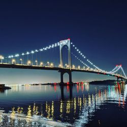 Bronx-Whitestone Bridge - Whitestone Bridge at night
