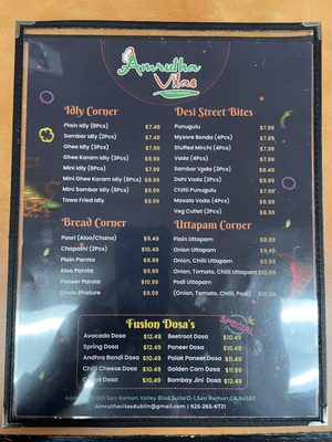 Menu photo 8 Amrutha Vilas San Ramon, CA Menu photo 8 Amrutha Vilas San Ramon, CA
