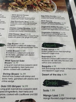 Menu photo 1 Mintt Indian Cuisine Pittsburgh, PA Menu photo 1 Mintt Indian Cuisine Pittsburgh, PA