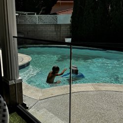 Safeguard And Swim - My son during his swimming class