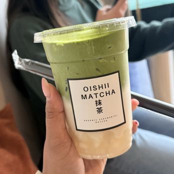Oishii Matcha - Matcha Coconut Latte W/Matcha Foam - Coffee & Tea Near Me - San Francisco, California Oishii Matcha - Matcha Coconut Latte W/Matcha Foam - Coffee & Tea Near Me - San Francisco, California