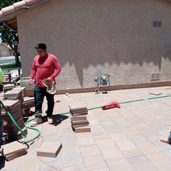 Pro Natural Landscape - a group of men working on a patio - Landscaping Near Me - El Mirage, Arizona Pro Natural Landscape - a group of men working on a patio - Landscaping Near Me - El Mirage, Arizona
