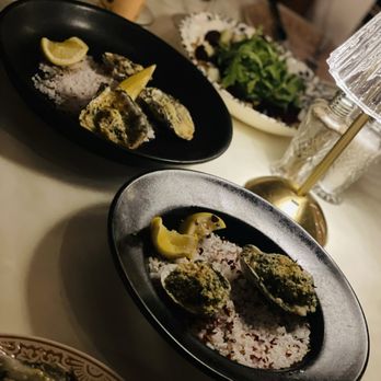 Pescada - The grilled and baked oysters - Seafood Near Me - Scottsdale, Arizona Pescada - The grilled and baked oysters - Seafood Near Me - Scottsdale, Arizona