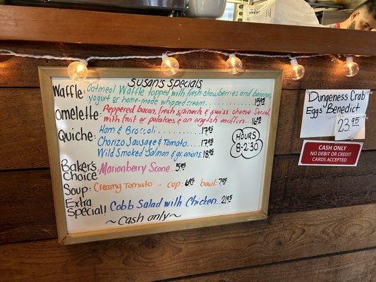 Menu photo 6 Lazy Susan Cafe Cannon Beach, OR