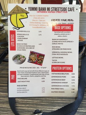 Menu photo 4 Yummi Banh Mi Street Side Cafè Salisbury, NC Menu photo 4 Yummi Banh Mi Street Side Cafè Salisbury, NC