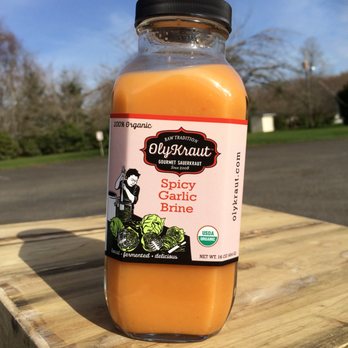 OlyKraut - a bottle of spicy garlic sauce - Specialty Food Near Me - Olympia, Washington OlyKraut - a bottle of spicy garlic sauce - Specialty Food Near Me - Olympia, Washington
