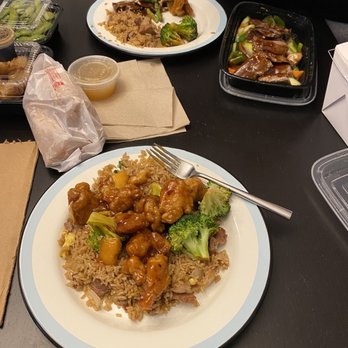 Haruta - Our dinner orange chicken, beef teriyaki and pork fried rice - Asian Fusion Near Me - Chicopee, Massachusetts Haruta - Our dinner orange chicken, beef teriyaki and pork fried rice - Asian Fusion Near Me - Chicopee, Massachusetts