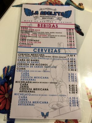 Menu photo 4 La Adelita Barcelona, B Menu photo 4 La Adelita Barcelona, B