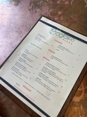 Menu photo 5 Bookies Modesto, CA