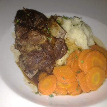 Ocean Prime - Short Rib, horseradish whipped potatoes, carrots - Seafood Near Me - Tampa, Florida Ocean Prime - Short Rib, horseradish whipped potatoes, carrots - Seafood Near Me - Tampa, Florida