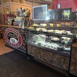 Creekmore's Coffee - The inside of the cafe- check out the bakery!