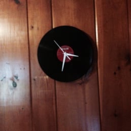 Cute record clock!
