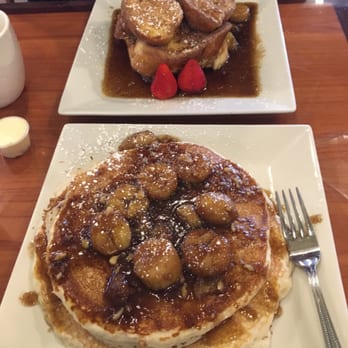 Jumpin Java - Bottom is banana mama pancakes top is common kiss French toast - Breakfast & Brunch Near Me - Studio City, California