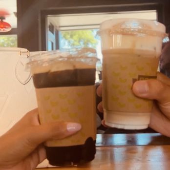 Palmieri Cafe - 12 oz. Americano 16 oz. Latte Macchiato - Coffee & Tea Near Me - Dallas, Texas