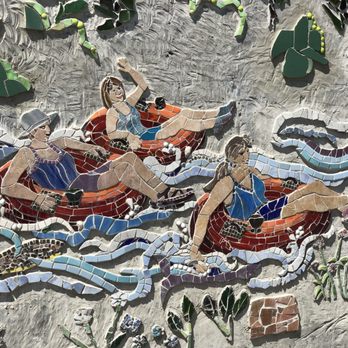 North Creek Mosaic Project - Public Art Near Me - North Creek, New York