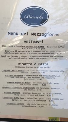 Menu photo 2 Osteria Bianchi Munich, BY Menu photo 2 Osteria Bianchi Munich, BY