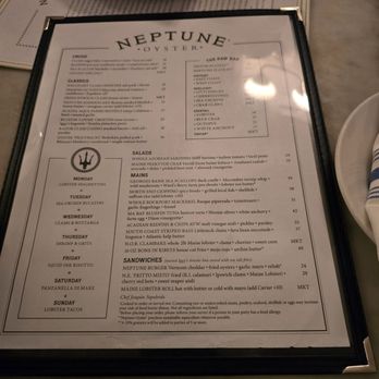 Neptune Oyster - Seafood Near Me - Boston, Massachusetts