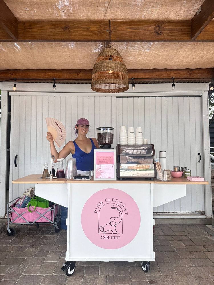 Pink Elephant Coffee Logo