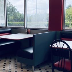 Window in restaurant