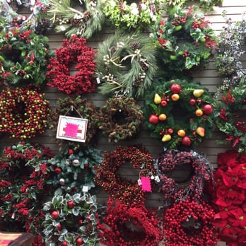 Oakland Nursery - Wall of wreaths. - Nurseries & Gardening Near Me - Dublin, Ohio Oakland Nursery - Wall of wreaths. - Nurseries & Gardening Near Me - Dublin, Ohio