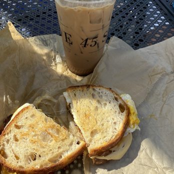 45 Surfside Bakery and Cafe - 45 Breakfast Sammie Icy Surfside - Cafes Near Me - Nantucket, Massachusetts