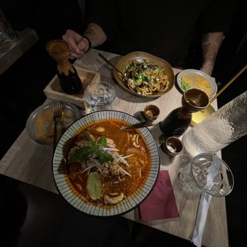 Khaosan - Pho and Garlic Udon Hanger Beef - Thai Near Me - Brooklyn, New York Khaosan - Pho and Garlic Udon Hanger Beef - Thai Near Me - Brooklyn, New York