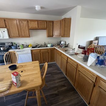 State College Collective - Kitchen when we moved in. Oil and food stains covered the walls and appliances. - Apartments Near Me - State College, Pennsylvania State College Collective - Kitchen when we moved in. Oil and food stains covered the walls and appliances. - Apartments Near Me - State College, Pennsylvania