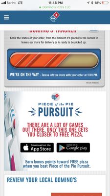 Domino's Pizza by null