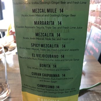 The Cube Inn - Drink menu - Cuban Near Me - Tarrytown, New York The Cube Inn - Drink menu - Cuban Near Me - Tarrytown, New York