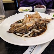 Photo of Soban - Los Angeles, CA, United States. Marinated raw crab. Very good and unique!