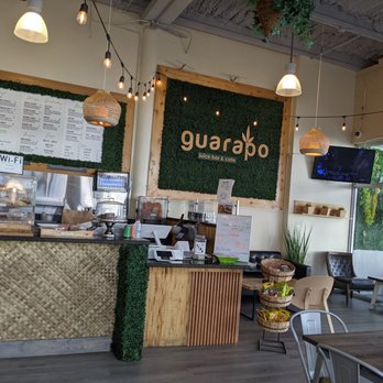 Guarapo Organic Juice Bar - the interior of a cafe - Juice Bars & Smoothies Near Me - Miami, Florida