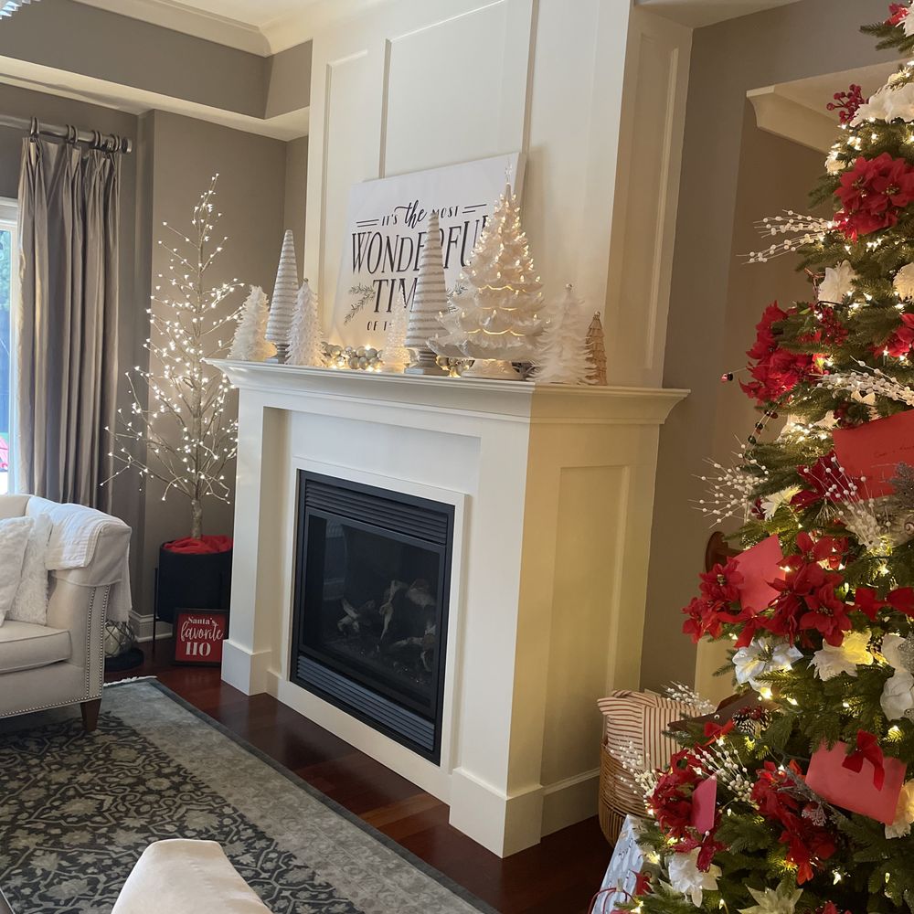 Sackett's Fireplace - The fireplace at Christmas. Love it - Fireplace Services Near Me - Kalamazoo, Michigan