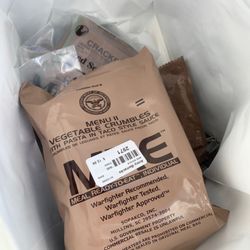 Army Barracks - Excellent choice of authentic US military MRE's :)