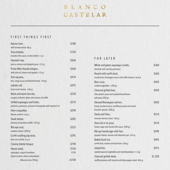 Blanco Castelar - Menu - International Near Me - Ciudad de México, DIF