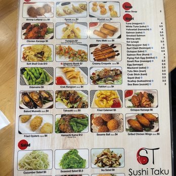 Sushi Taku - Menu - Japanese Near Me - Chicago, Illinois Sushi Taku - Menu - Japanese Near Me - Chicago, Illinois
