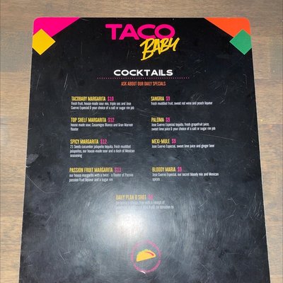 Menu photo 8 Tacobaby Wilmington, NC Menu photo 8 Tacobaby Wilmington, NC