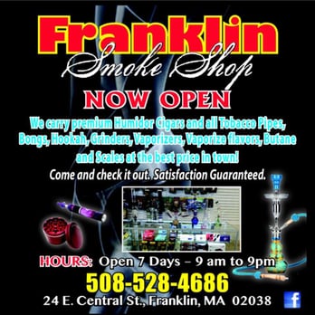Franklin Smoke Shop - Tobacco Shops Near Me - Franklin, Massachusetts Franklin Smoke Shop - Tobacco Shops Near Me - Franklin, Massachusetts