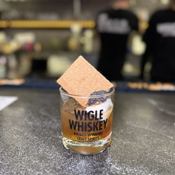 Wigle Whiskey - May I Have S'more - Cocoa Infused Wigle Whiskey Blend, Graham Simple, Molé Bitters, Roasted Marshmallow Garnish - Beer, Wine & Spirits Near Me - Pittsburgh, Pennsylvania