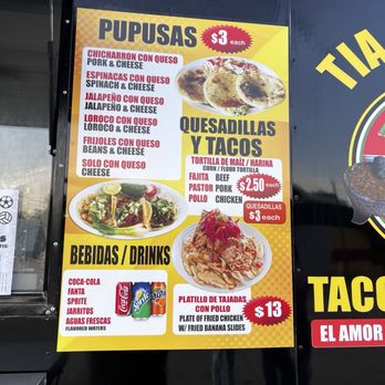Tia Sandra - Menu - Food Trucks Near Me - Denton, Texas