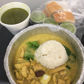 Inka Grill - 12/7/17: Take-Out Lunch Special #2 - Aji de Gallina w/ soup. Sooooo good & that aji sauce is addicting! - Peruvian Near Me - Lake Forest, California Inka Grill - 12/7/17: Take-Out Lunch Special #2 - Aji de Gallina w/ soup. Sooooo good & that aji sauce is addicting! - Peruvian Near Me - Lake Forest, California