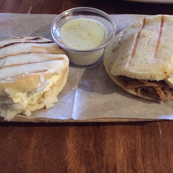 Orinoco - Guayanés on the left and Pernil on the right. - Venezuelan Near Me - Cambridge, Massachusetts