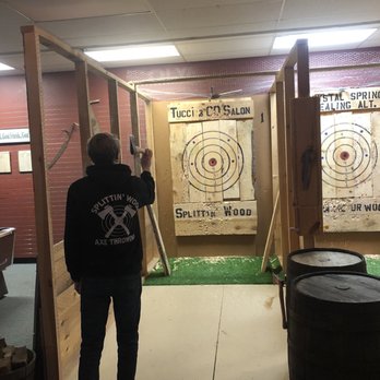 Splittin Wood - Axe Throwing Near Me - Lewiston, Maine Splittin Wood - Axe Throwing Near Me - Lewiston, Maine