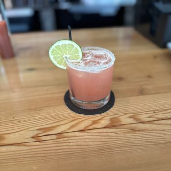El Purepecha - House Margarita w/ blood orange flavor - Mexican Near Me - Philadelphia, Pennsylvania