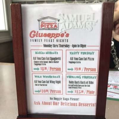 Menu photo 2 Giuseppe’s Pizza Lansdale, PA Menu photo 2 Giuseppe’s Pizza Lansdale, PA